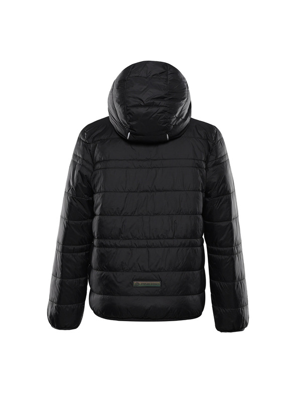 ALPINE PRO Dětská oboustranná bunda hi-therm ALPINE PRO DOUWO black