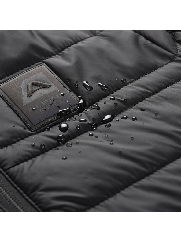 ALPINE PRO Dětská oboustranná bunda hi-therm ALPINE PRO DOUWO black