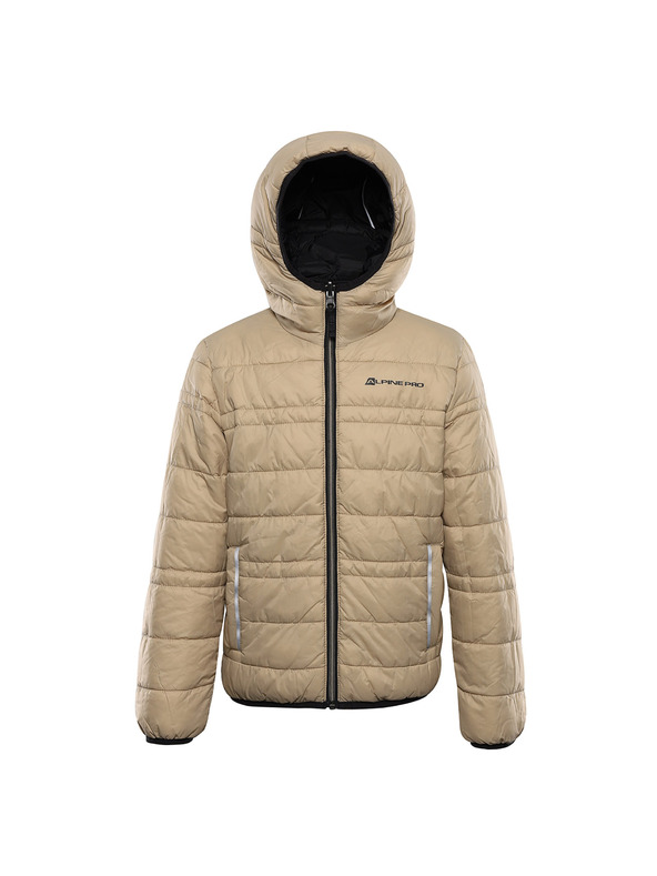 ALPINE PRO Dětská oboustranná bunda hi-therm ALPINE PRO DOUWO black