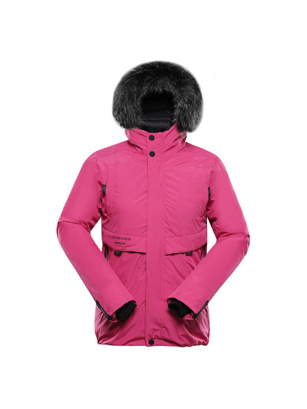 ALPINE PRO Dětská bunda s membránou ptx ALPINE PRO WERDO 2 fuchsia fedora