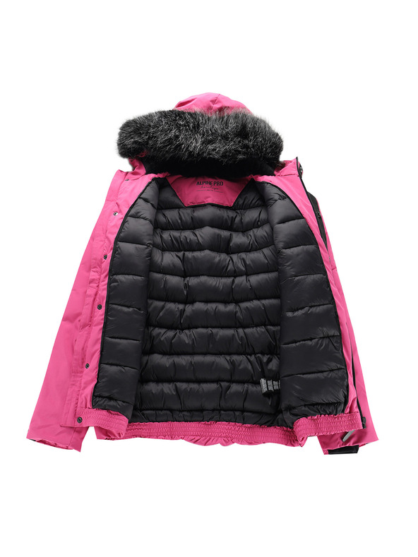 ALPINE PRO Dětská bunda s membránou ptx ALPINE PRO WERDO 2 fuchsia fedora