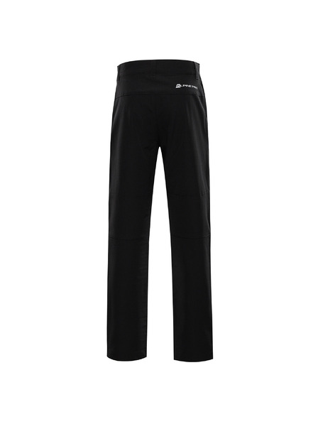 ALPINE PRO Dětské softshellové kalhoty - vodoodpudivá úprava ALPINE PRO ATEMO black