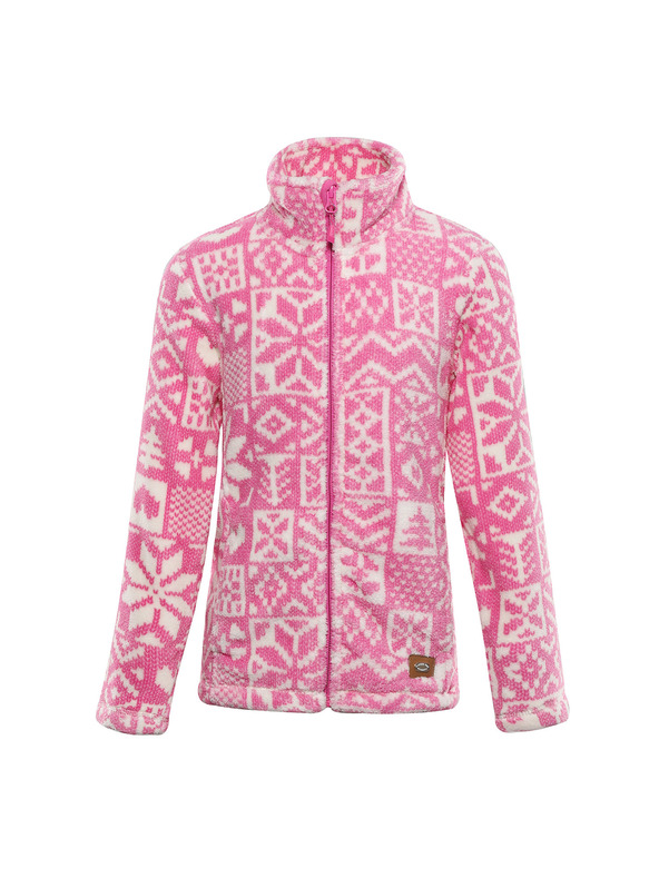 ALPINE PRO Dětská fleecová mikina se supratherm ALPINE PRO EFLINO fuchsia fedora varianta pa