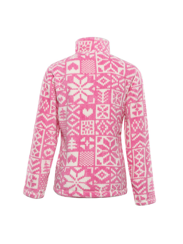 ALPINE PRO Dětská fleecová mikina se supratherm ALPINE PRO EFLINO fuchsia fedora varianta pa