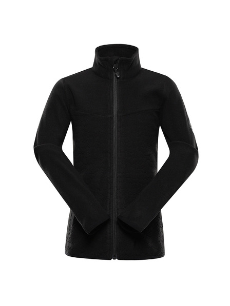 ALPINE PRO Dětská hřejivá mikina z mikrofleecu ALPINE PRO SIUSO 3 black