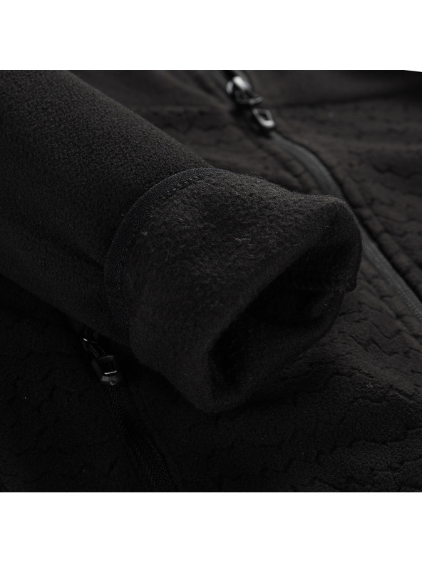 ALPINE PRO Dětská hřejivá mikina z mikrofleecu ALPINE PRO SIUSO 3 black