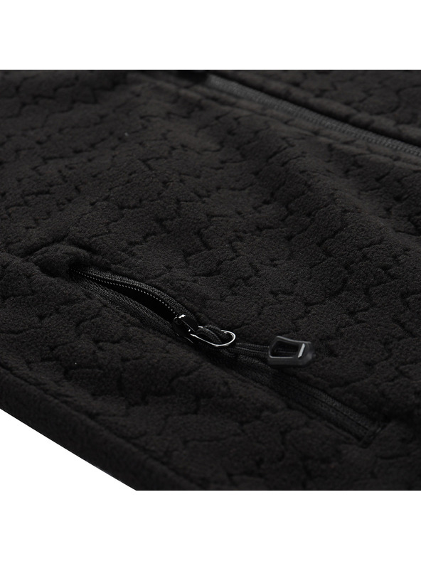 ALPINE PRO Dětská hřejivá mikina z mikrofleecu ALPINE PRO SIUSO 3 black