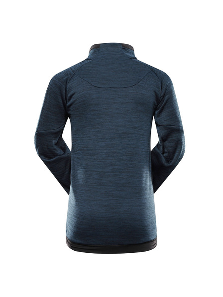 ALPINE PRO Dětská rýchleschnoucí mikina ALPINE PRO ONNECO 3 blue wing teal
