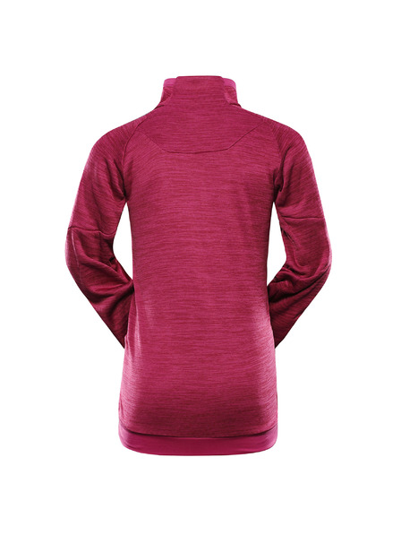 ALPINE PRO Dětská rýchleschnoucí mikina ALPINE PRO ONNECO 3 fuchsia red