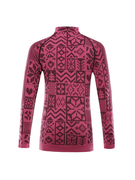 ALPINE PRO Dětské funkční prádlo - triko ALPINE PRO SEAMO fuchsia fedora