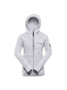 ALPINE PRO Dětský hřejivý svetr na zip ALPINE PRO ZEGO 2 white