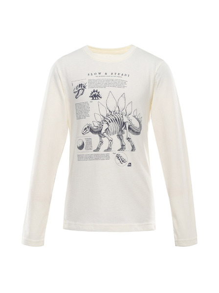 ALPINE PRO Dětské triko z organické bavlny ALPINE PRO ECCO 2 creme varianta pf