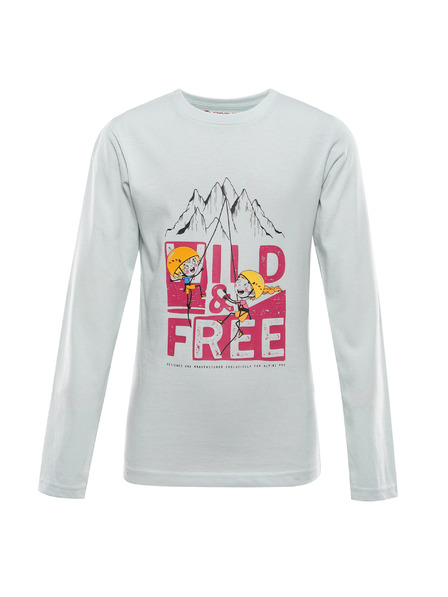 ALPINE PRO Dětské triko z organické bavlny ALPINE PRO ECCO 2 sprout green varianta pe