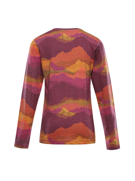 ALPINE PRO Dětské triko z organické bavlny ALPINE PRO ECCO 2 fuchsia fedora varianta pa