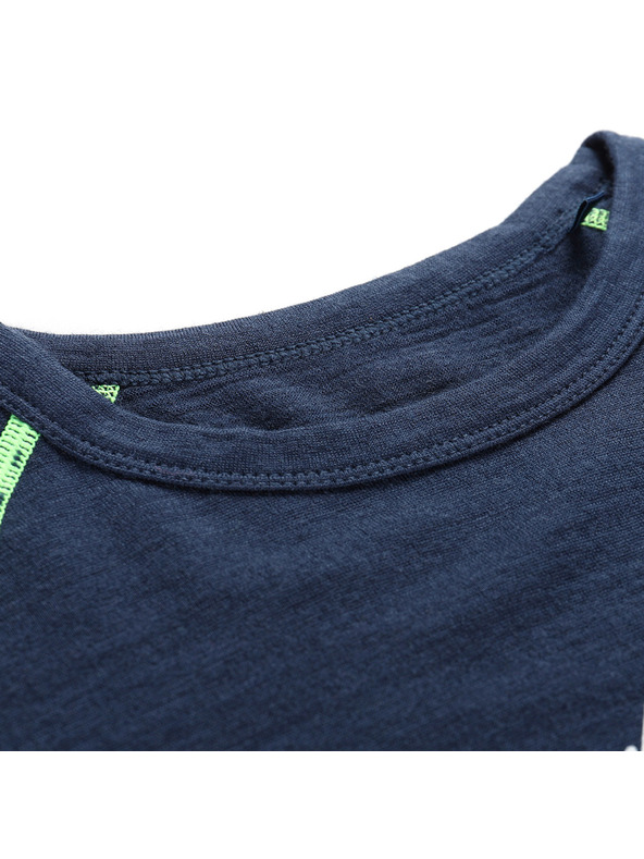 ALPINE PRO Dětské merino triko ALPINE PRO MERENO moonlit ocean varianta pa