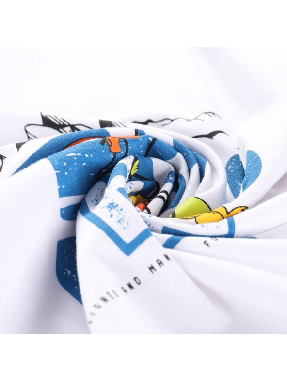 ALPINE PRO Dětské triko z organické bavlny ALPINE PRO ECOMO 3 white varianta pc