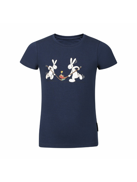 ALPINE PRO Dětské bavlněné triko bob a bobek ALPINE PRO BOBBO moonlit ocean