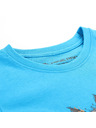 ALPINE PRO Dětské triko z organické bavlny ALPINE PRO ECOMO 3 neon atomic blue varianta pb