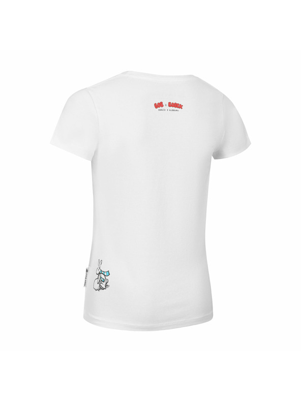 ALPINE PRO Dětské bavlněné triko bob a bobek ALPINE PRO BOBBO white