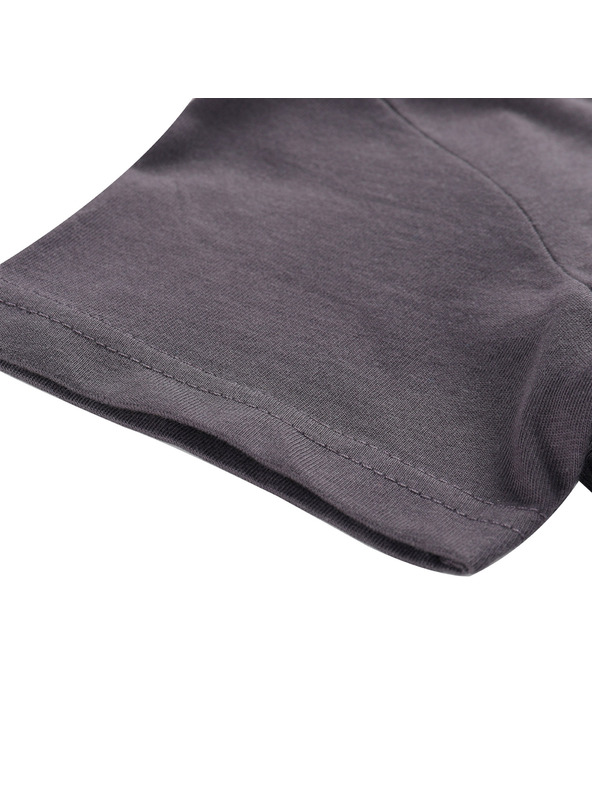 ALPINE PRO Dětské triko z organické bavlny ALPINE PRO ECOMO 3 obsidian varianta pa