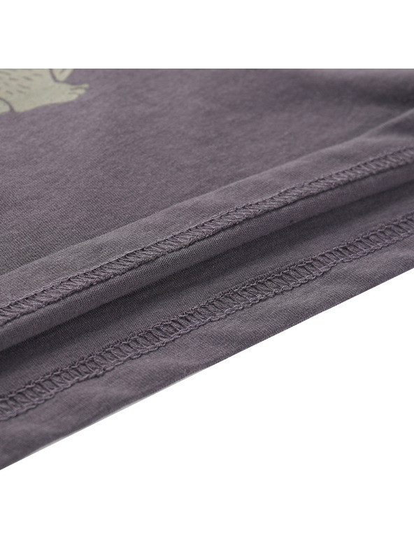 ALPINE PRO Dětské triko z organické bavlny ALPINE PRO ECOMO 3 obsidian varianta pa