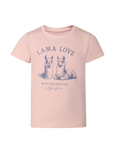 ALPINE PRO Dětské bavlněné triko ALPINE PRO SUMEKO peach whip varianta pe