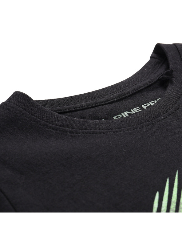ALPINE PRO Dětské rychleschnoucí triko s cool-dry ALPINE PRO DALLO 3 black varianta pb