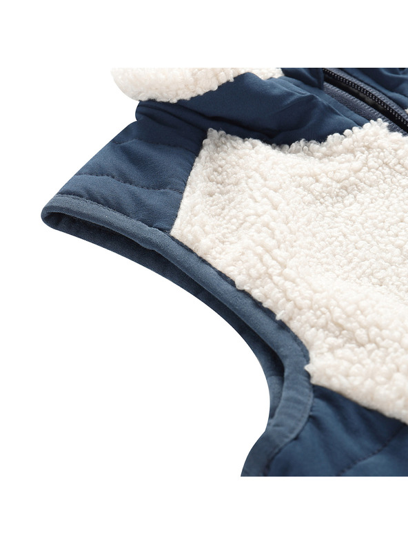 ALPINE PRO Dětská fleecová vesta ALPINE PRO OFESO moonbeam