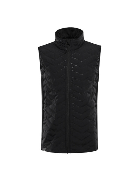 ALPINE PRO Dětská zateplená vesta s reflexními prvky ALPINE PRO BERFO 2 black