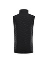 ALPINE PRO Dětská zateplená vesta s reflexními prvky ALPINE PRO BERFO 2 black