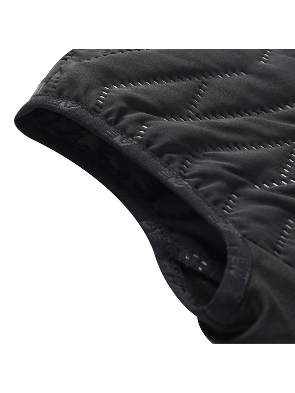 ALPINE PRO Dětská zateplená vesta s reflexními prvky ALPINE PRO BERFO 2 black