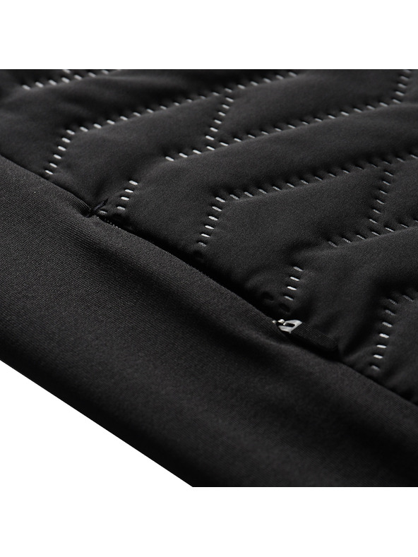 ALPINE PRO Dětská zateplená vesta s reflexními prvky ALPINE PRO BERFO 2 black