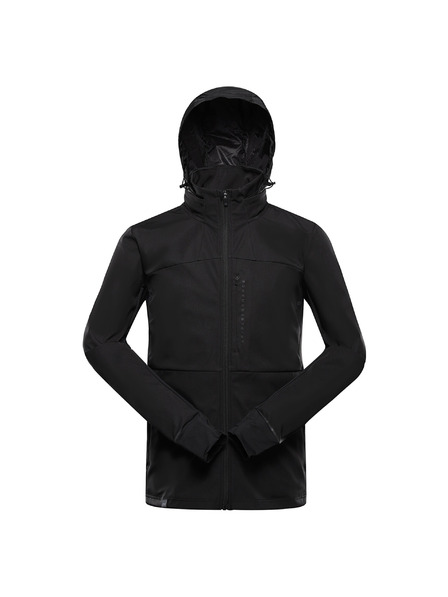 ALPINE PRO Pánská softshellová bunda s membránou ALPINE PRO UKEB 2 black