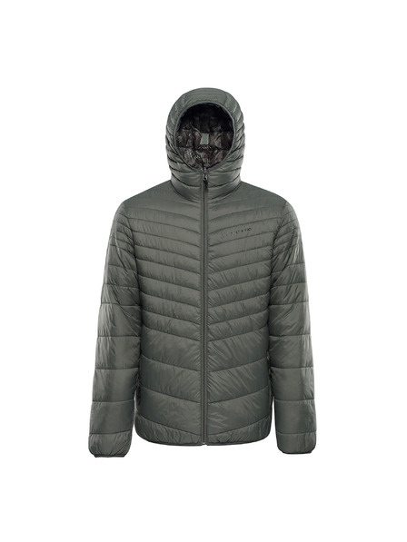 ALPINE PRO Pánská oboustranná bunda hi-therm ALPINE PRO EROM petrol varianta pd