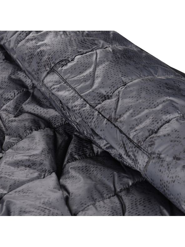 ALPINE PRO Pánská oboustranná bunda hi-therm ALPINE PRO EROM black varianta pa