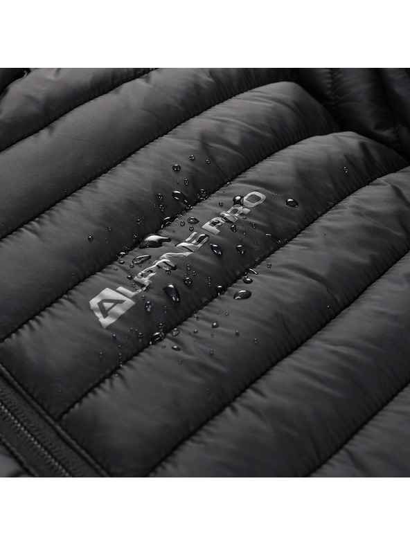 ALPINE PRO Pánská oboustranná bunda hi-therm ALPINE PRO EROM black varianta pa