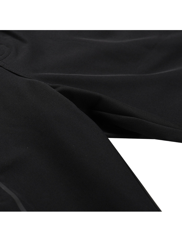 ALPINE PRO Pánské softshellové capri kalhoty ALPINE PRO WEDER 2 black