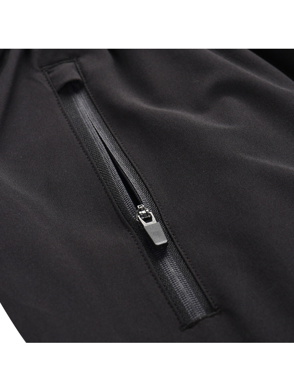 ALPINE PRO Pánské rychleschnoucí kalhoty s cool dry ALPINE PRO ERMEN black