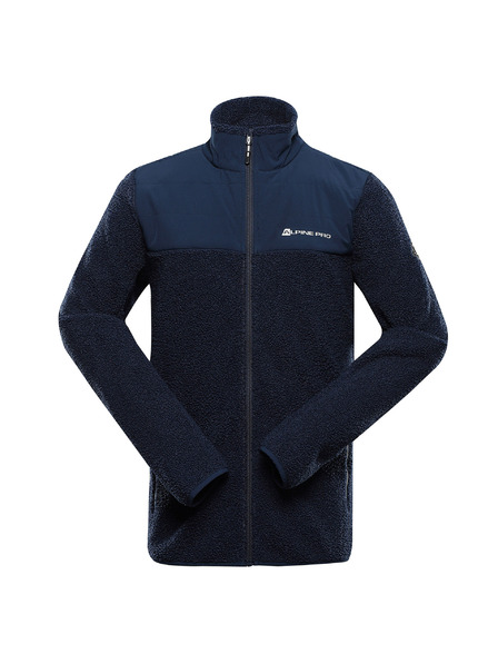 ALPINE PRO Pánská sherpa mikina se supratherm ALPINE PRO FERAD 2 moonlit ocean