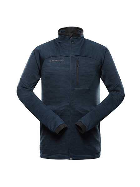 ALPINE PRO Pánská rychleschnoucí mikina ALPINE PRO ONNEC 3 blue wing teal