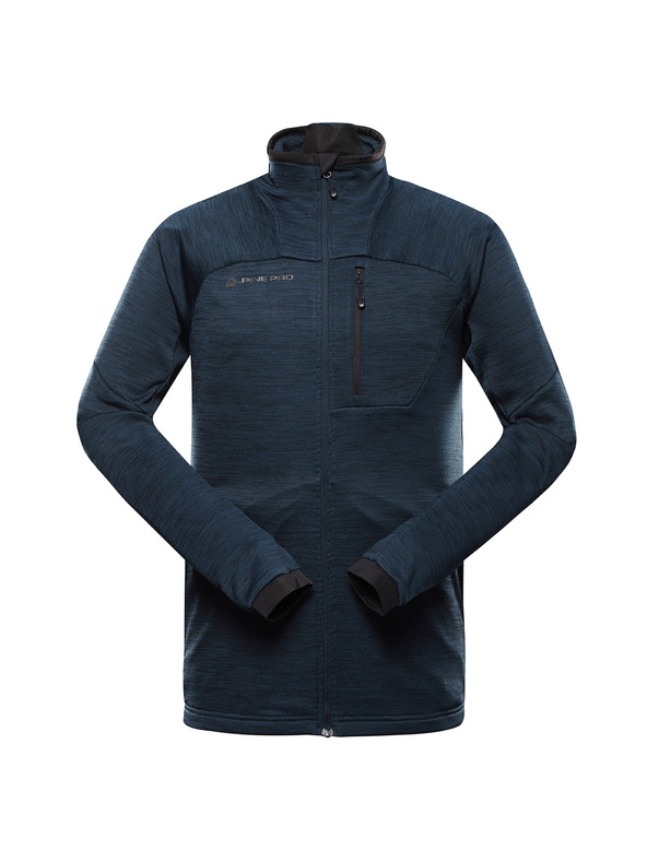 ALPINE PRO Pánská rychleschnoucí mikina ALPINE PRO ONNEC 3 blue wing teal