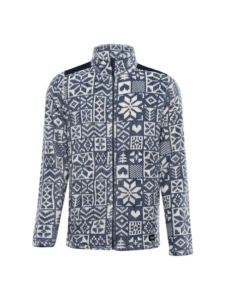 ALPINE PRO Pánská fleecová mikina se supratherm ALPINE PRO EFLIN moonlit ocean varianta pa