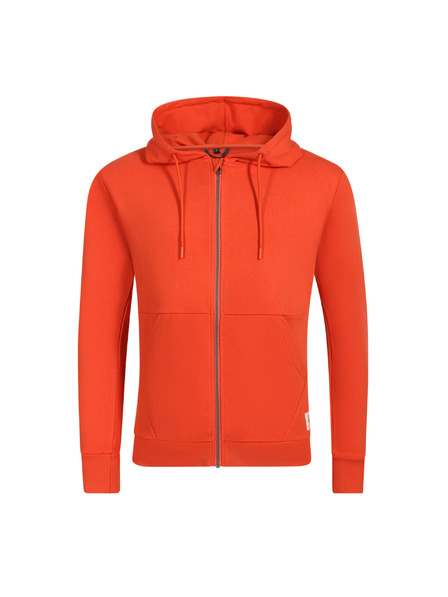 ALPINE PRO Pánská bavlněná mikina s fine cotton ALPINE PRO MIAK red clay