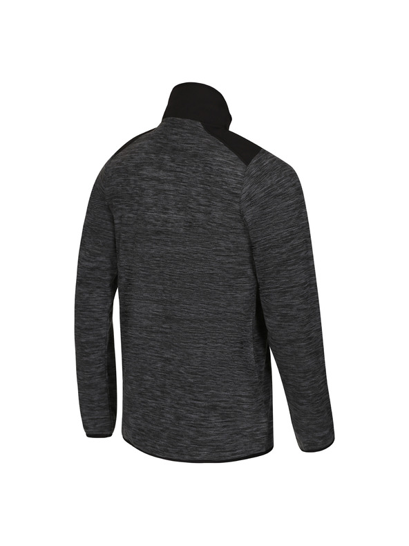 ALPINE PRO Pánská hřejivá mikina s cool-dry úpravou ALPINE PRO LONEB black