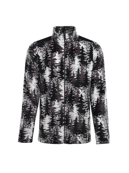 ALPINE PRO Pánská fleecová mikina se supratherm ALPINE PRO EFLIN dk. true gray varianta pb