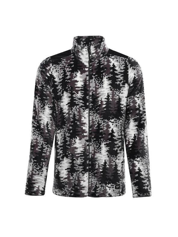 ALPINE PRO Pánská fleecová mikina se supratherm ALPINE PRO EFLIN dk. true gray varianta pb