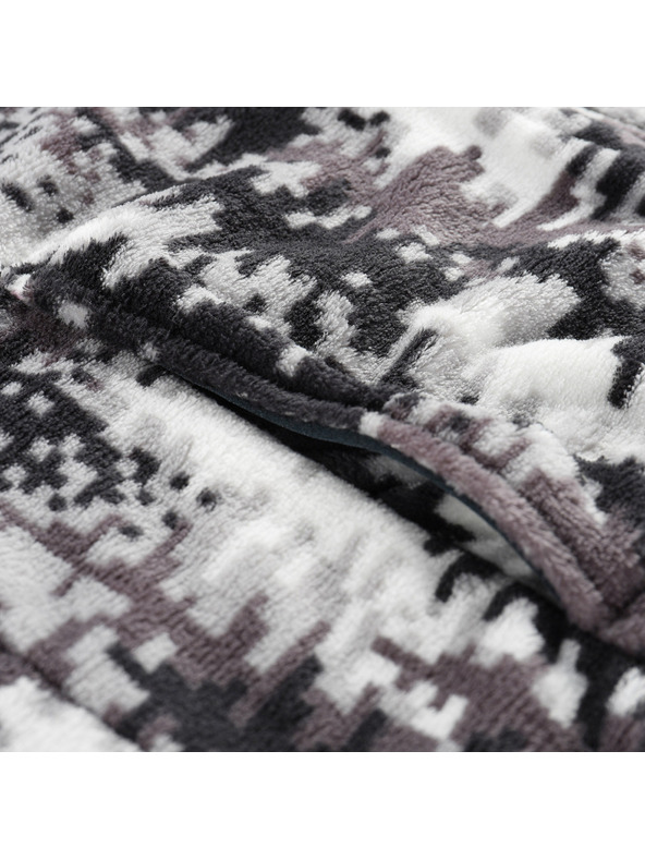 ALPINE PRO Pánská fleecová mikina se supratherm ALPINE PRO EFLIN dk. true gray varianta pb