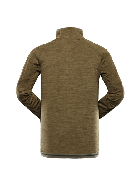 ALPINE PRO Pánská rychleschnoucí mikina ALPINE PRO ONNEC 3 turtle green