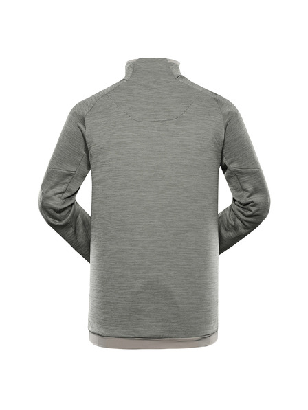 ALPINE PRO Pánská rychleschnoucí mikina ALPINE PRO ONNEC 3 abbey stone