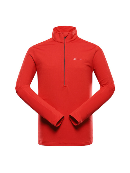 ALPINE PRO Pánská sportovní mikina ALPINE PRO GETT 2 olympic red